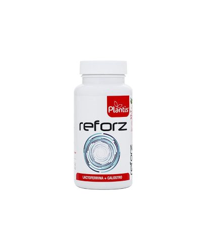 Силен имунитет - Лактоферин 100 mg, коластра 250 mg и витамини С 60 mg & D3 3.75 µg - Reforz Plantis®, 60 капсули