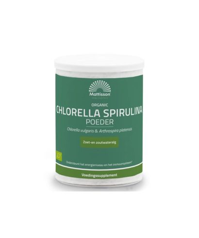 Имунитет, супер антиоксидант - Хлорела + Спирулина БИО, 125 g прах