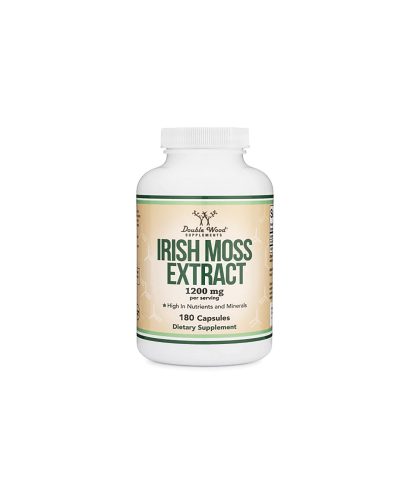 Irish sea moss - Червени водорасли (ирландски мъх), 180 капсули Double Wood