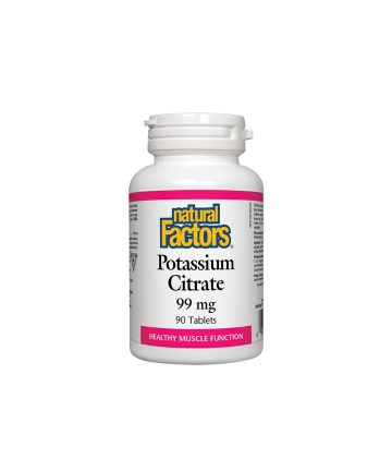 Potassium Citrate/ Калий (цитрат) 99 mg х 90 таблетки Natural Factors