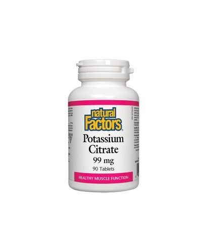 Potassium Citrate/ Калий (цитрат) 99 mg х 90 таблетки Natural Factors
