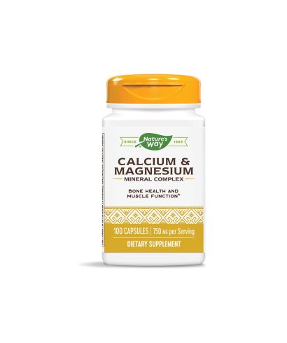 Calcium & Magnesium/ Калций & Магнезий х 100 капсули Nature’s Way