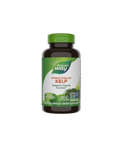 Kelp Whole Thallus/ Келп / Кафяви водорасли 600 mg x 180 капсули Nature’s Way
