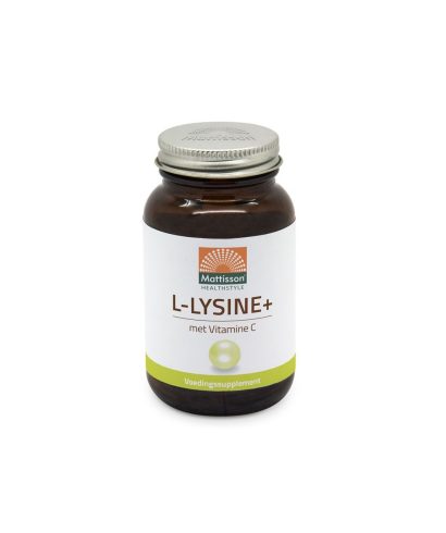 Херпес симплекс, кости и стави - Л-Лизин + Витамин С, 90 капсули Mattisson Healthstyle