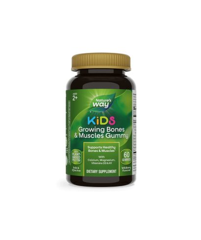 Kids Growing Bones & Muscles, 60 желирани таблетки Nature’s Way