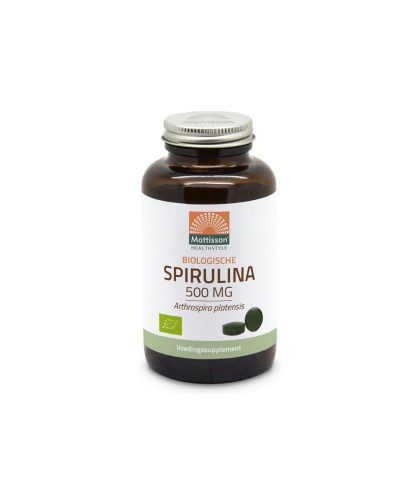 Клетъчна и имунна функция - Спирулина Organic, 500 mg х 240 таблетки Mattisson Healthstyle