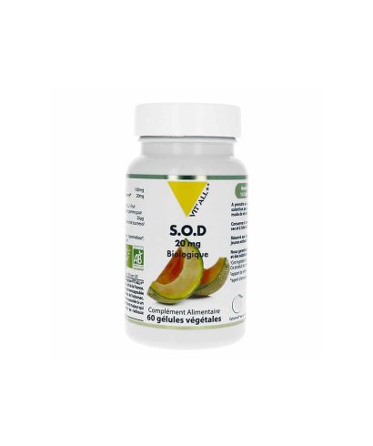 Клетъчно здраве - Супер Оксид Дисмутаза - S.O.D (Super Oxide Dismutase), 20 mg x 60 капсули