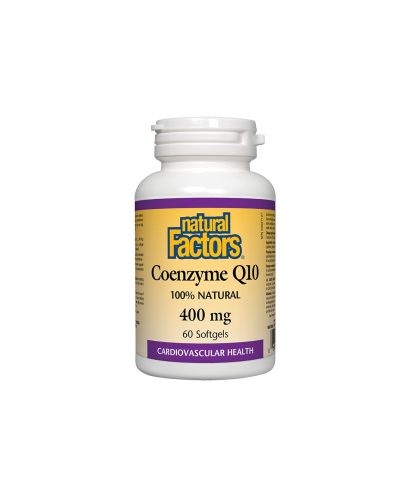 Coenzyme Q10 / Коензим Q10 400 mg х 60 софтгел капсули Natural Factors