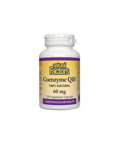 Coenzyme Q10/ Коензим Q10 60 mg x 120 капсули Natural Factors