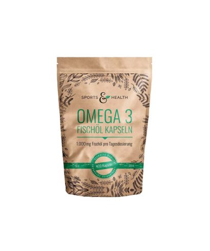 Когнитивна и сърдечна функция - Омега-3, 350 mg (EPA 180 mg / DHA 120 mg) x 400 софтгел капсули