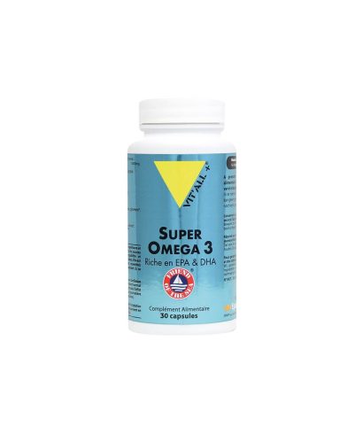 Когнитивна и сърдечна функция - Супер Омега-3, 1000 mg (EPA 400 mg / DHA 300 mg) х 30 капсули