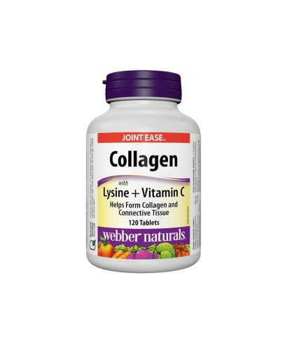 Collagen with Lysine + Vitamin C/ Колаген 500 mg с Лизин и Витамин С х 120 таблетки