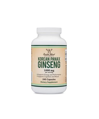 Korean Panax Ginseng - Корейски женшен, 240 капсули Double Wood