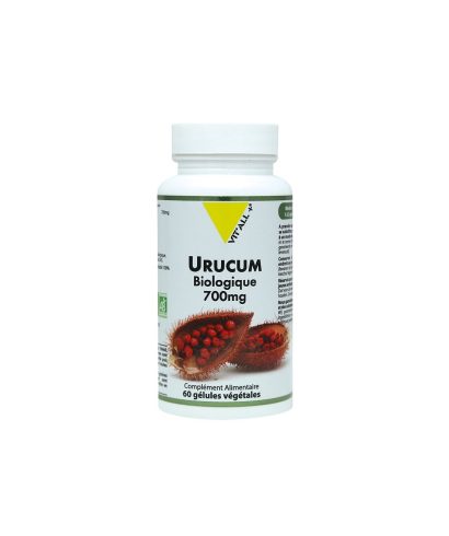 Коса и кожа - Анато - Urucum Biologique, 700 mg x 60 капсули