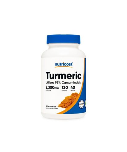 Кости и стави - Turmeric Куркума 766 mg + Черен пипер 5 mg, 120 капсули