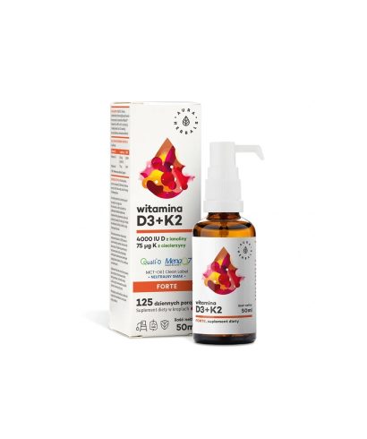 Кости и стави - Витамин D3 1000 IU + K2 18.75 µg Форте, 50 ml орален спрей