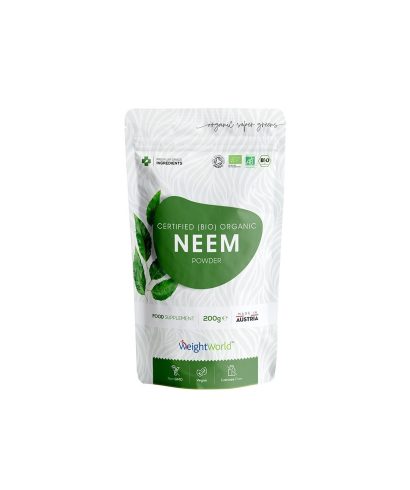Красива коса и кожа - Нийм (лист) Organic 2 g, прах 200 g - Neem