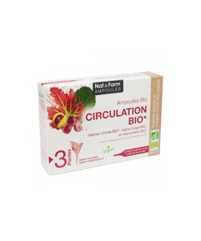 Кръвоносна система - Ampoile Circulation BIO, 20 ампули за пиене