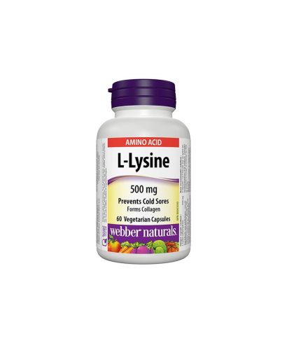 L-Lysine 500 mg - Л-лизин – Имунна система, 60 капсули
