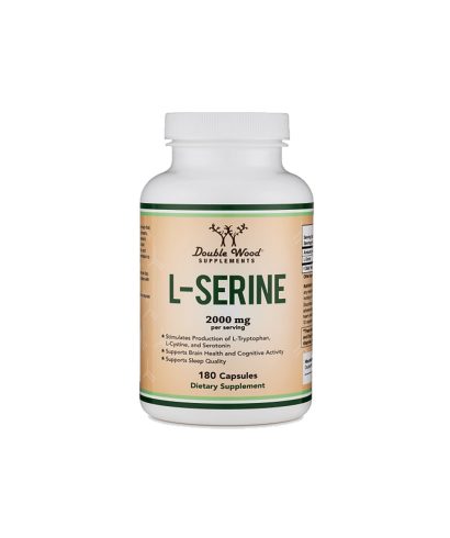 L-Serine/ L-серин, 180 капсули Double Wood