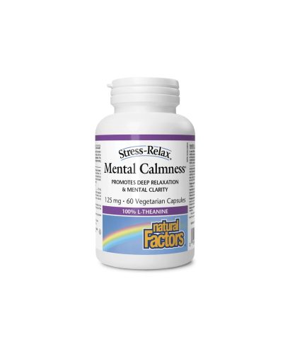 Л-Теанин,125 mg  - В подкрепа на нервната система, 60 капсули Natural Factors