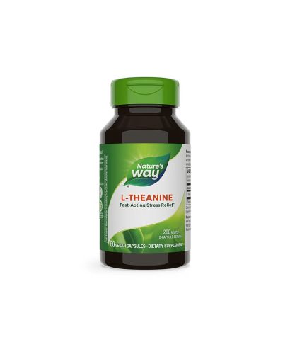 L-Theanine - Л-Теанин, 60 капсули Nature’s Way