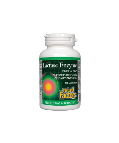Lactase Enzyme / Лактаза ензим 250 mg х 60 капсули Natural Factors
