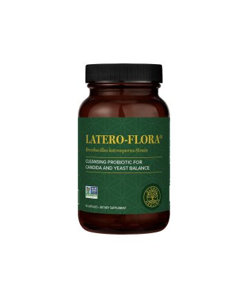 Latero-Flora™ Brevibacillus laterosporus (B.O.D.™ strain) - Пробиотик срещу Кандида в червата, 60 капсули