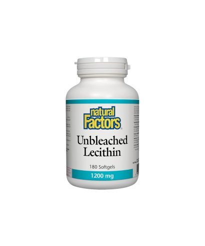 Lecithin Unbleached/ Лецитин (неизбелен) 1200 mg х 180 софтгел капсули Natural Factors