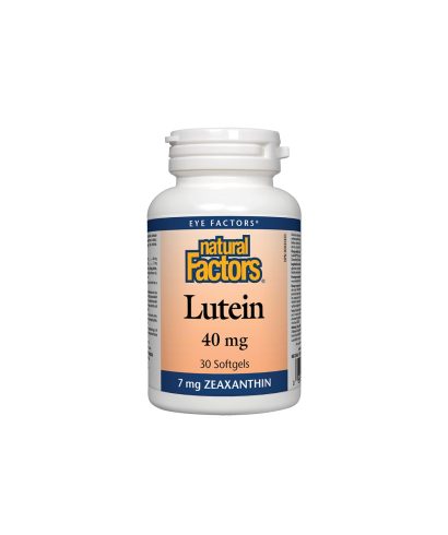 Lutein / Лутеин 40 mg + Зеаксантин х 30 софтгел капсули Natural Factors