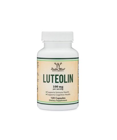 Luteolin - Лутеолин 100 mg, 120 капсули Double Wood