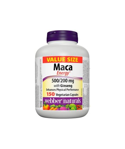 Maca Energy with Ginseng - Мака и Корейски женшен, 150 капсули