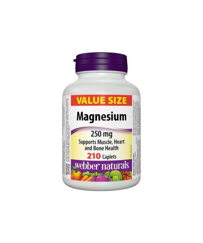 Magnesium - Магнезий (оксид, малат, глицерофосфат) 250 mg, 210 каплети