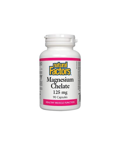 Magnesium Chelate/ Магнезий (хелат) 125 mg х 90 капсули Natural Factors