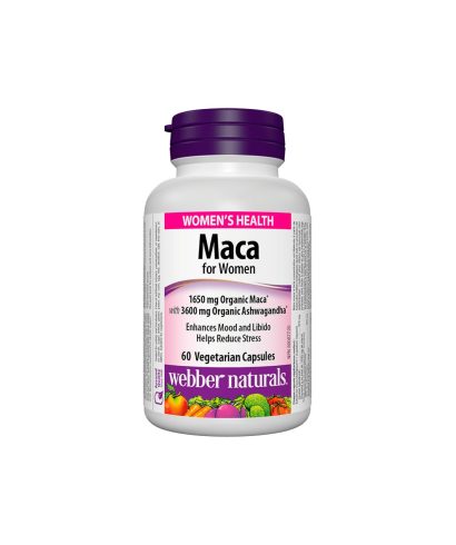 Maca for Women/ Мака за жени х 60 капсули Webber Naturals