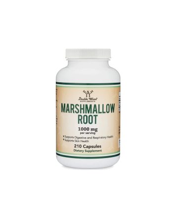 Marshmallow root - Бяла ружа (корен), 210 капсули Double Wood