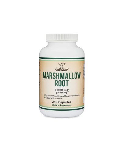 Marshmallow root - Бяла ружа (корен), 210 капсули Double Wood