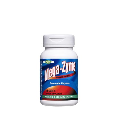Mega-Zyme Pancreatic Enzymes - Панкреатични ензими, 100 таблетки Nature’s Way