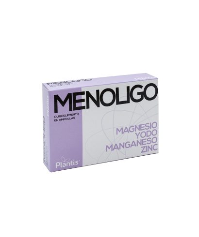 Menoligo Oligoelementos Магнезий, йод, манган, цинк/ При менопауза, 20 ампули за пиене Artesania