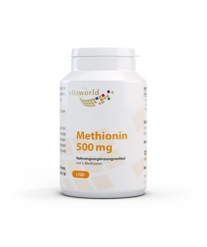 Methionin / Метионин 500 mg, 120 капсули Vita-World