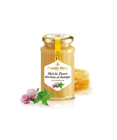 Miel de fleurs des bois et champs /Пчелен мед букет от полски и горски цветя и билки, 360 g Famille Mary