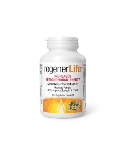 Митохондриална функция - Increases Mitochondrial Energy Rеgener Life™, 120 капсули Natural Factors