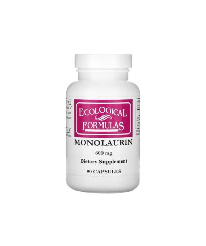 Монолаурин - Имунитет, защита от инфекции, енергия, 600 mg, 90 капсули