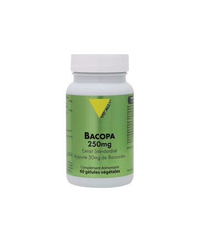 Мозъчна функция и стрес контрол - Бакопа мониери (брахми), 250 mg х 60 капсули