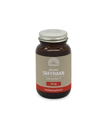 Мозъчна функция - Шафран Organic - Sunfiber, 30 mg x 60 капсули Mattisson Healthstyle