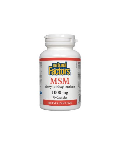 MSM/ МСМ - Метил-Сулфонил-Метан 1000 mg х 90 капсули Natural Factors