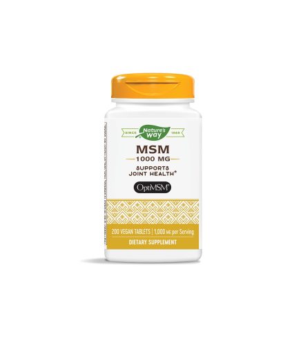 MSM/ МетилСулфонилМетан като OptiMSM® 1000 mg x 200 таблетки Nature’s Way