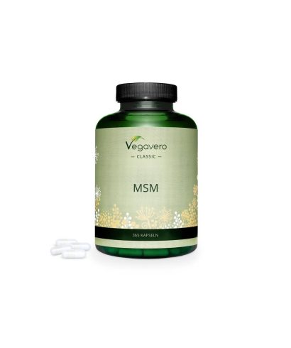 MSM/ МСМ /Метил-сулфонил-метан, 365 капсули, 100% Vegan Vegavero
