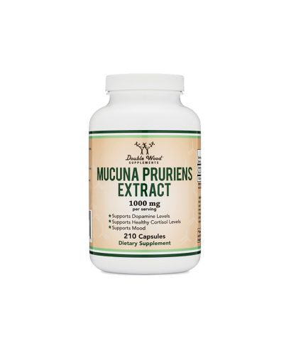 Mucuna pruriens extract/ Екстракт от мукуна, 210 капсули Double Wood