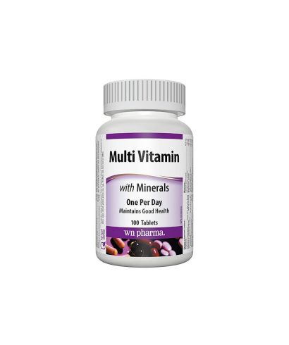 Multi Vitamin with Minerals - Мултивитамини + минерали, 100 таблетки Webber Naturals
